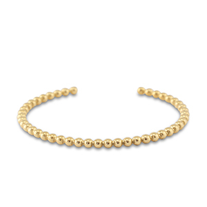 Bracelets en acier Inox jonc Dor&eacute;