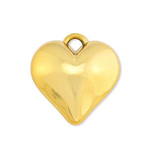 Pendentifs accroche-regard c&oelig;ur Dor&eacute;