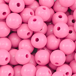 DQ Perles acryliques 10 mm Rose