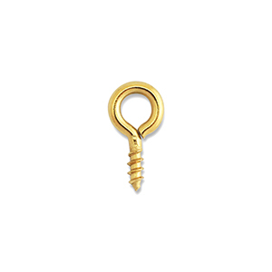 Appr&ecirc;ts en acier Inox vis avec boucle Dor&eacute;