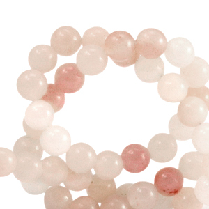 Pierres naturelles Quartz 6mm Blanc cass&eacute;-p&ecirc;che