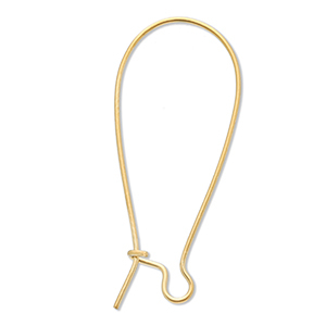 Appr&ecirc;ts en acier Inox boucles d'oreilles dormeuses Dor&eacute;