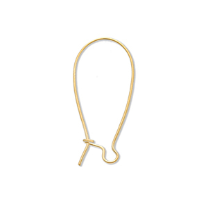 Appr&ecirc;ts en acier Inox boucles d'oreilles dormeuses Dor&eacute;
