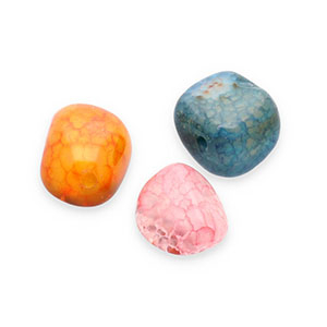 Pierres naturelles perles Quartz Multicolore