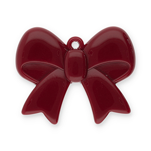 Pendentifs accroche-regard n&oelig;ud Rouge rouille