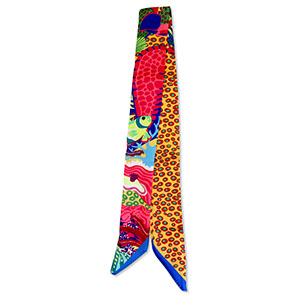 Bandana foulard avec vie marine Multicolore