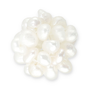 Grappe de perles d'eau douce Blanc naturel