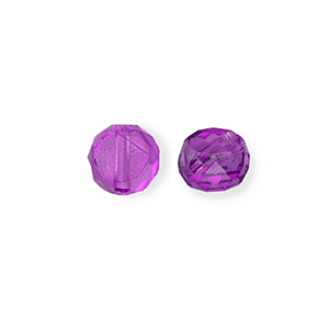 Perles &agrave; facettes Violet