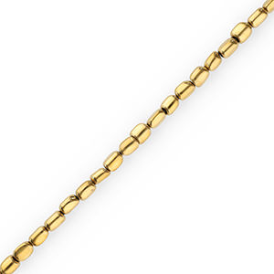 Perles h&eacute;matites Dor&eacute;