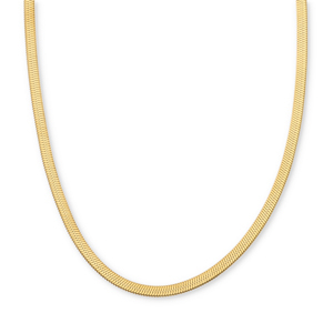 BY31&reg; Colliers en acier Inox serpentine Dor&eacute;