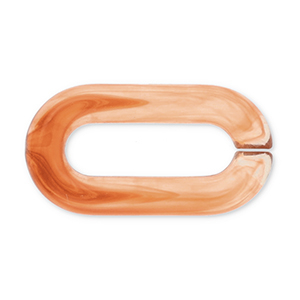 Cha&icirc;ne en acrylique 20 mm maillons s&eacute;par&eacute;s Orange