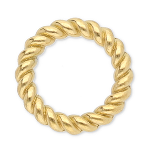 Appr&ecirc;ts en acier inox anneau ferm&eacute; 10 mm Dor&eacute;