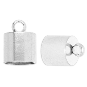 Appr&ecirc;ts en acier Inox embout &Oslash;10 mm avec anneau Argent&eacute;
