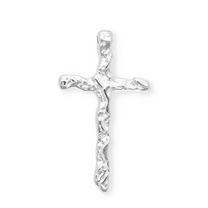 Breloques en m&eacute;tal DQ&reg; croix Argent&eacute; antique (sans nickel)