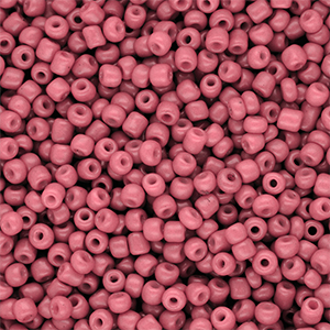 Perles de rocailles 8/0 (3 mm) Rose saumon