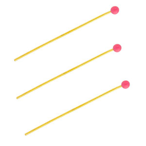 BY31&reg; Appr&ecirc;ts en acier inox clous &agrave; t&ecirc;te boule 35 mm Dor&eacute;-rose magenta