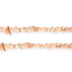 Perles coquillage chipstone Orange saumon