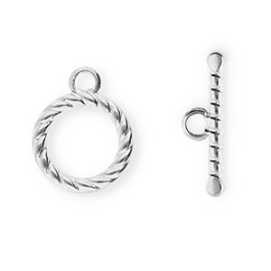 Appr&ecirc;ts en acier Inox fermoir T Argent&eacute;