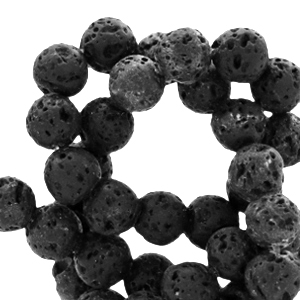 Pierres naturelles 4mm mat noir lave