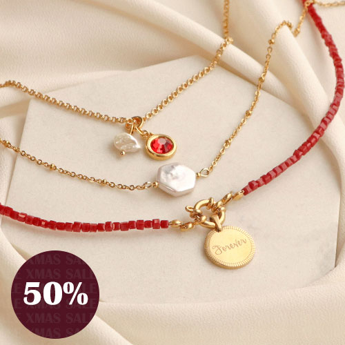 Soyez cr&eacute;atif(ve) et r&eacute;alisez vos propres sets de bijoux pour No&euml;l -50%