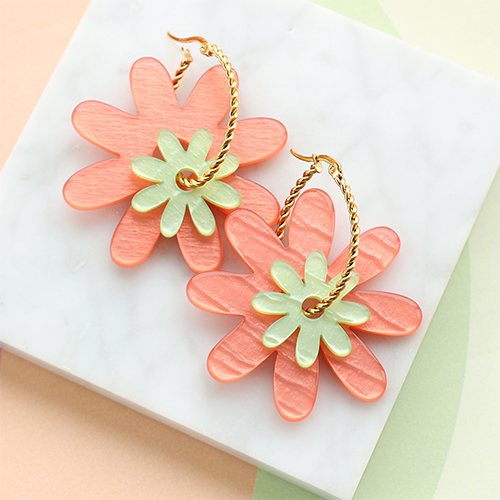 Nouvelle s&eacute;rie de pendentifs Polaris Elements et breloques en acier inox fleurs