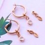 MIX ET MATCH ! Des boucles d'oreilles minimalistes interchangeables