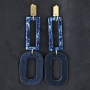 Boucles d&rsquo;oreilles tendance avec des pendentifs en velours !