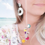 Jours ensoleill&eacute;s ! Cordons &agrave; lunettes de soleil DIY avec perles coquillage Cauri, pompons, macram&eacute; et plus !