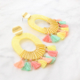 Laissez-vous inspirer : fabriquez des boucles d'oreilles avec des pendentifs en r&eacute;sine !