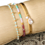Bijoux tendances avec de nouvelles perles &agrave; facettes