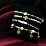 Boucles d&rsquo;oreilles en bracelets aux couleurs d&rsquo;hiver avec nos nouvelles perles de rocailles