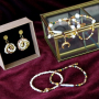 Boucles d&rsquo;oreilles en bracelets aux couleurs d&rsquo;hiver avec nos nouvelles perles de rocailles