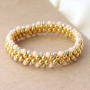 Vous pouvez faire tout ceci avec les perles duo beads en m&eacute;tal DQ super tendance :