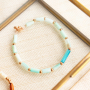 Bijoux d'&eacute;t&eacute; avec des perles coquillage tube