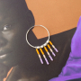 Vous pouvez confectionner ces magnifiques boucles d&rsquo;oreilles et bracelets avec Miyuki : 