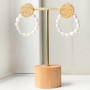 Inspiration pour la confection d&rsquo;accessoires pour cheveux et de boucles d&rsquo;oreilles avec des perles d&rsquo;eau douce : 