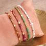 Vous allez pouvoir confectionner ceci avec la toute nouvelle collection de perles Polaris rondelles Heishi :