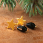 Ces boucles d&rsquo;oreilles d&rsquo;hiver et ces anges peuvent &ecirc;tre confectionn&eacute;s avec des perles goutte Polaris Elements et des perles &agrave; facettes :