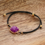 Vous pouvez fabriquer ces bijoux avec des pendentifs et connecteurs en pierre naturelle : 