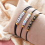 Lancez-vous avec nos nouvelles perles lettres acryliques et perles en c&eacute;ramique : 