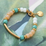 Lancez-vous avec les perles rondelles Heishi en verre dans la forme tendance du moment ! 