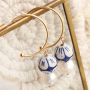 Inspiration pour la confection de bijoux exclusifs avec les perles en c&eacute;ramique peintes &agrave; la main