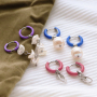 Inspiration pour boucles d&rsquo;oreilles avec des cr&eacute;oles color&eacute;es