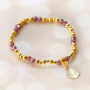 Utilisez ces perles &agrave; facettes rondes pour une belle collection de bracelets