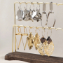 Inspiration pour boucles d'oreilles avec des breloques et connecteurs dor&eacute;s et argent&eacute;s 