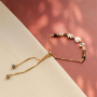 Inspiration de bracelets avec des perles en verre rondelle