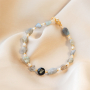 Inspiration de bracelets avec des perles en verre rondelle