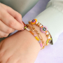 Inspiration de bijoux color&eacute;s avec des perles en polym&egrave;re.