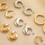 Voici comment combiner des boucles d'oreilles en acier inoxydable pr&ecirc;tes &agrave; l'emploi