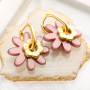 Comment cr&eacute;er des boucles d'oreilles avec des fleurs Polaris et des cr&eacute;oles DQ?